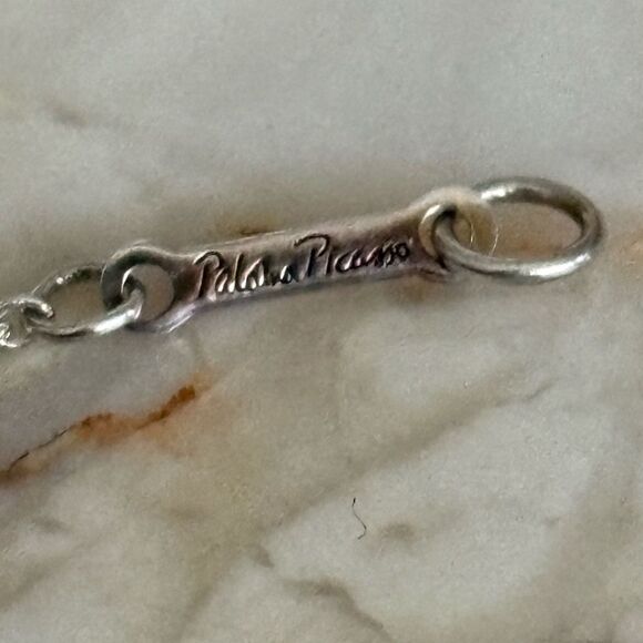 Tiffany & Co. Paloma Picasso Loving Heart Necklace Sterling Silver - Picture 6 of 8